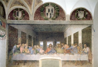 The Last Supper (post restoration) by Leonardo da Vinci